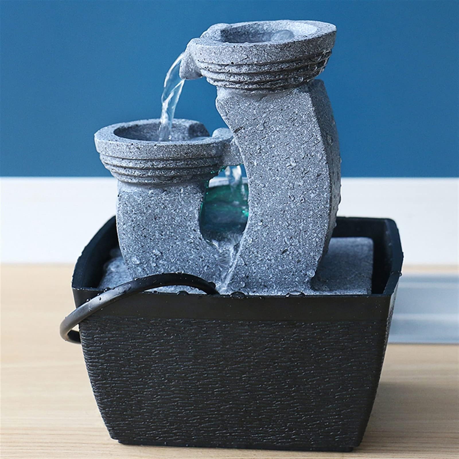 Amazon.co.jp: 永久機関 水 卓上噴水 オシャレ くじら 噴水 卓上噴水